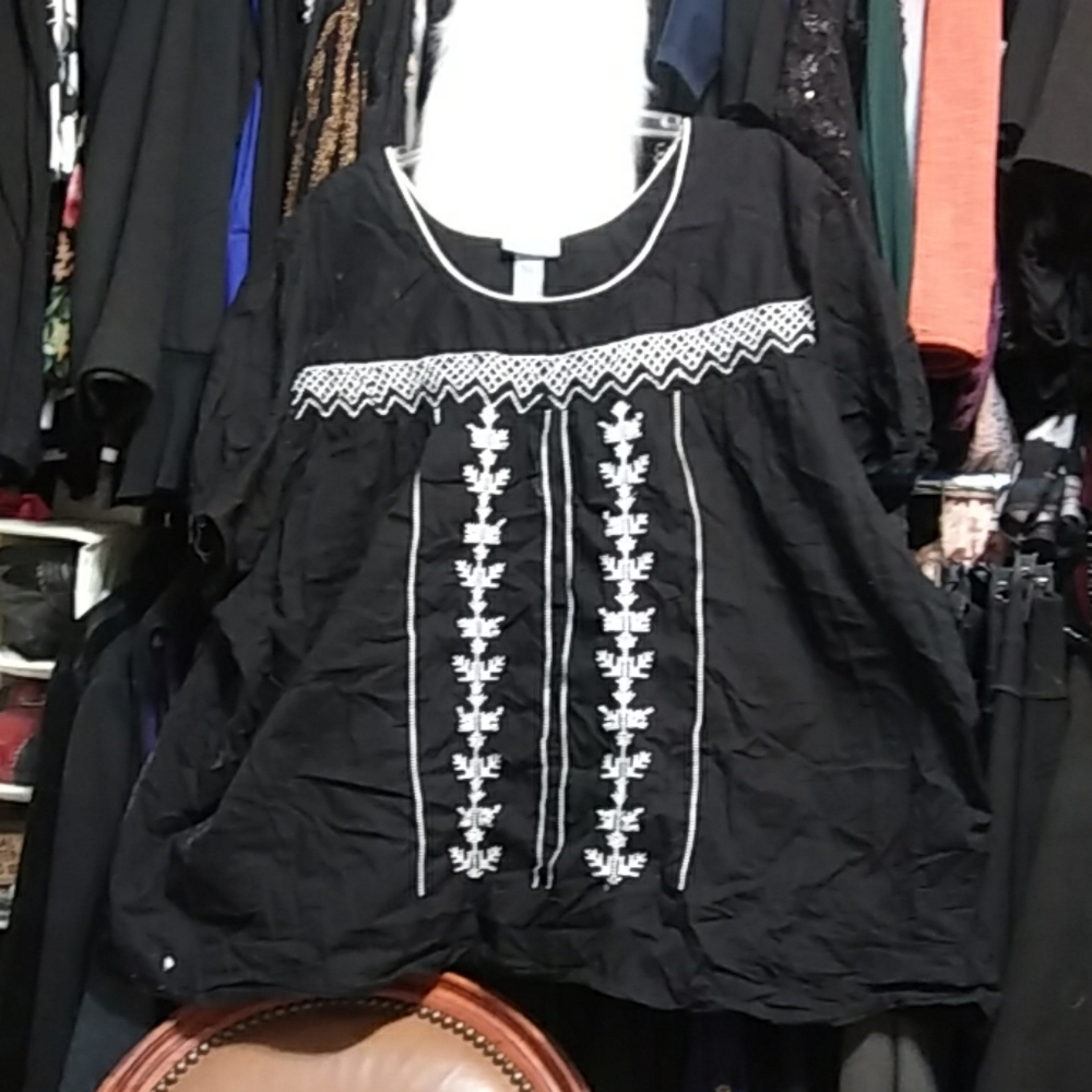 Liz Claiborn Plus Cotton Top 4x